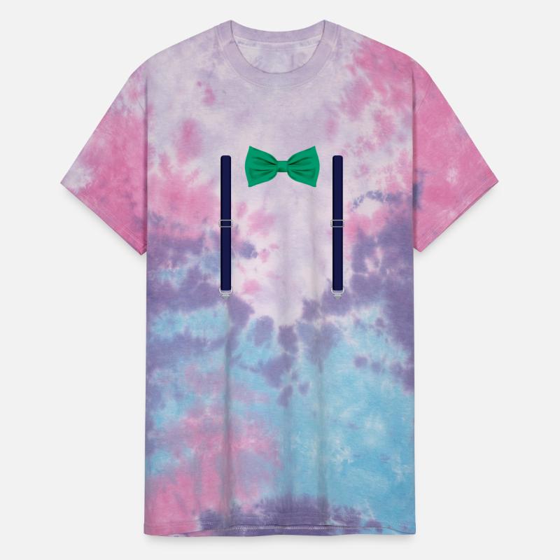 Funny Green Bow Tie with Suspenders Perfect