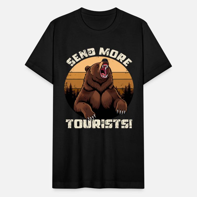 Funny Grizzly Bear Growling - Send More Tourists