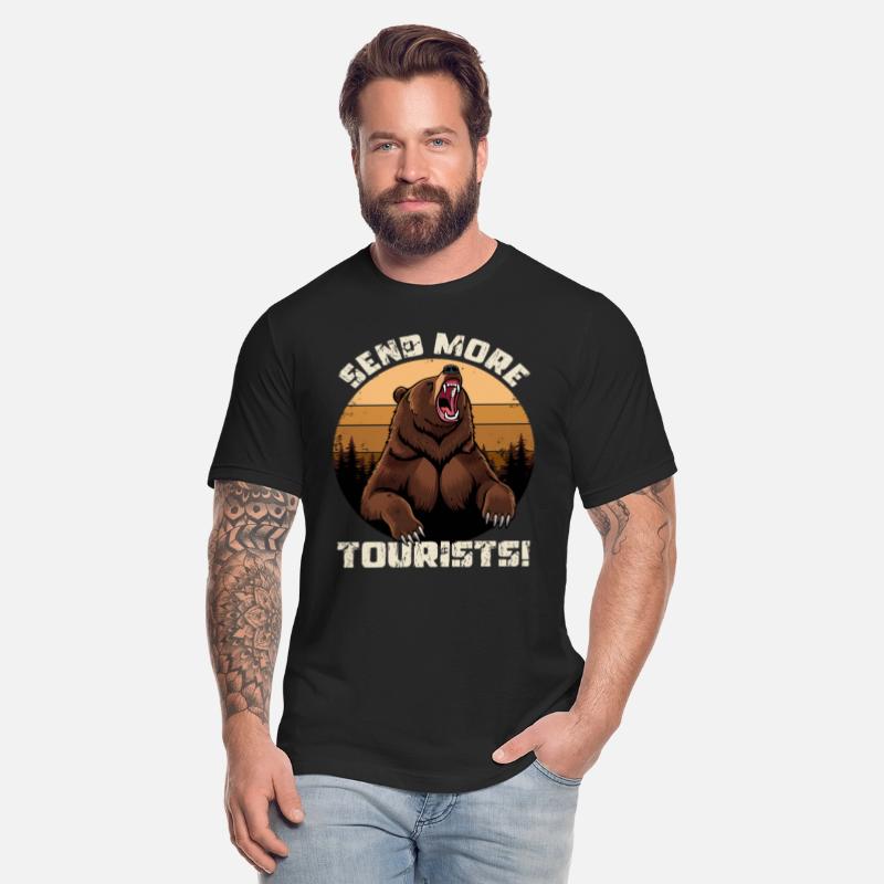 Funny Grizzly Bear Growling - Send More Tourists