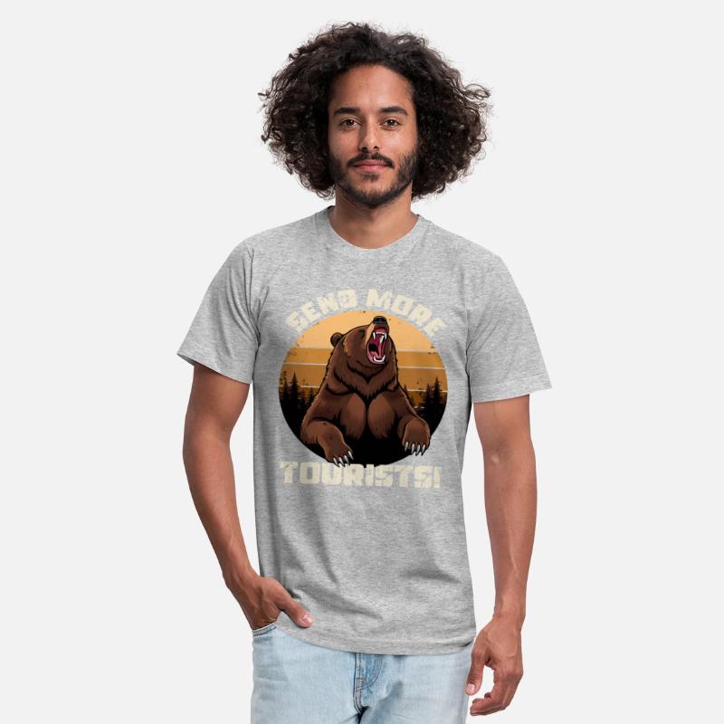 Funny Grizzly Bear Growling - Send More Tourists