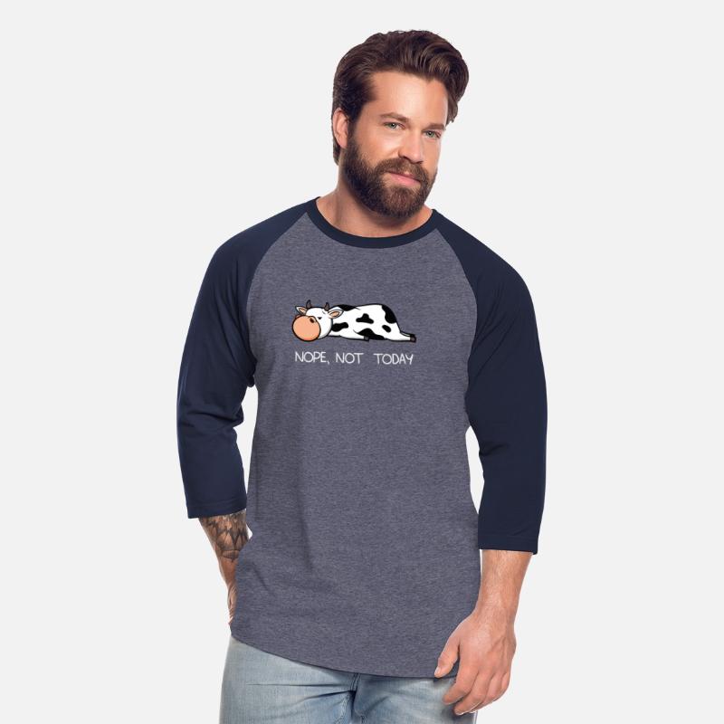 Funny lazy cow calf Nope not today farmer gift