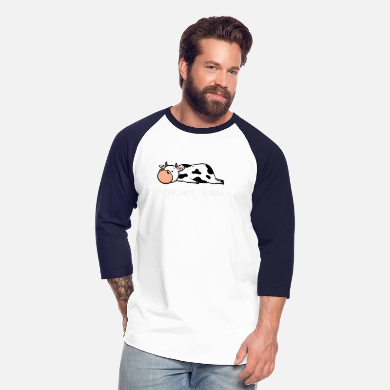 Funny lazy cow calf Nope not today farmer gift