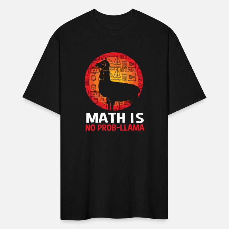 Funny Llama Math Teacher Math Is No Probllama