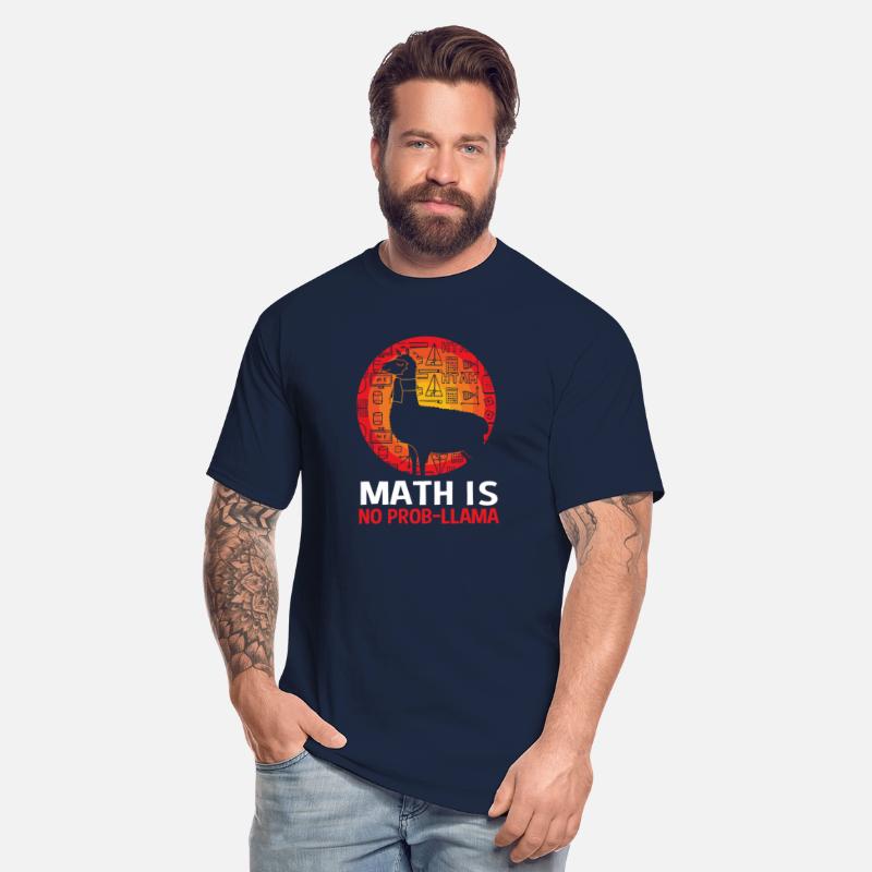 Funny Llama Math Teacher Math Is No Probllama