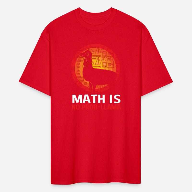 Funny Llama Math Teacher Math Is No Probllama