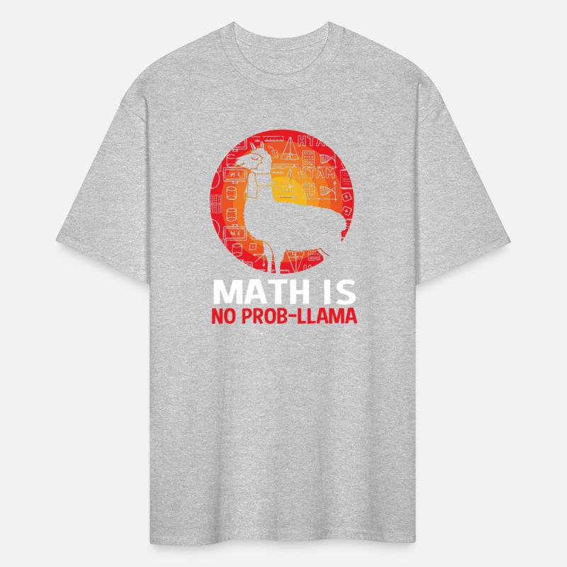 Funny Llama Math Teacher Math Is No Probllama