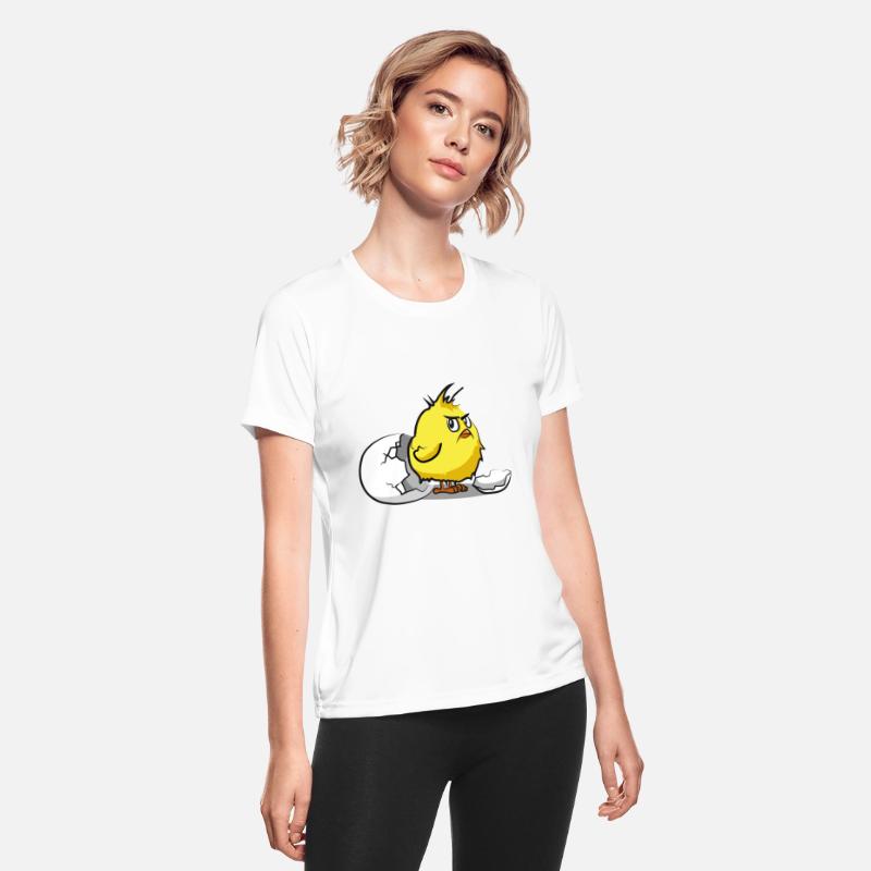 Funny Naughty Chick Eggshell Bird Beep