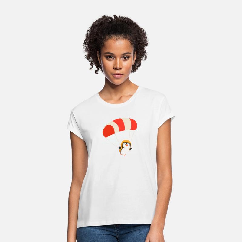Funny Penguin Skydiving Animal Bird Cute Sports