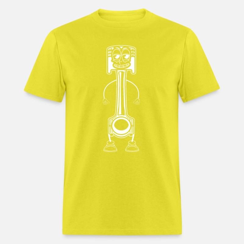 Funny Piston Mechanic Stick Figure Car Mechanic