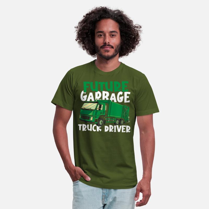 Future Garbage Truck Driver Recycling Trash Truck