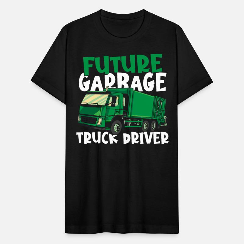 Future Garbage Truck Driver Recycling Trash Truck