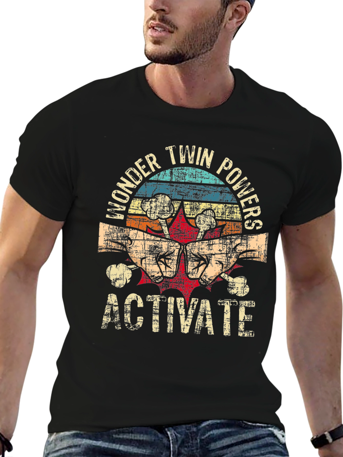 Wonder Twin Powers Activate Graphic T-Shirt