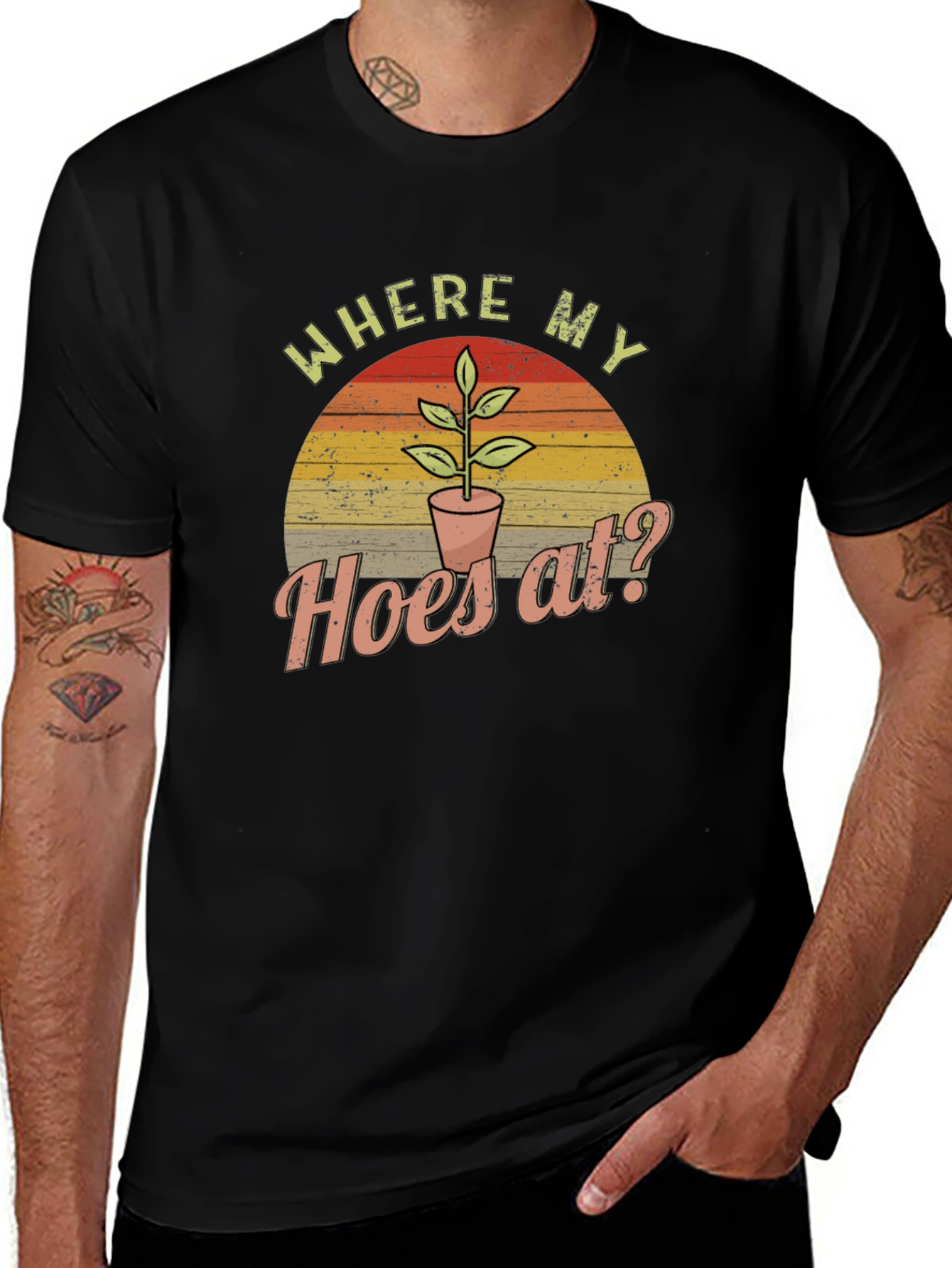 Where My Hoes At T-Shirt