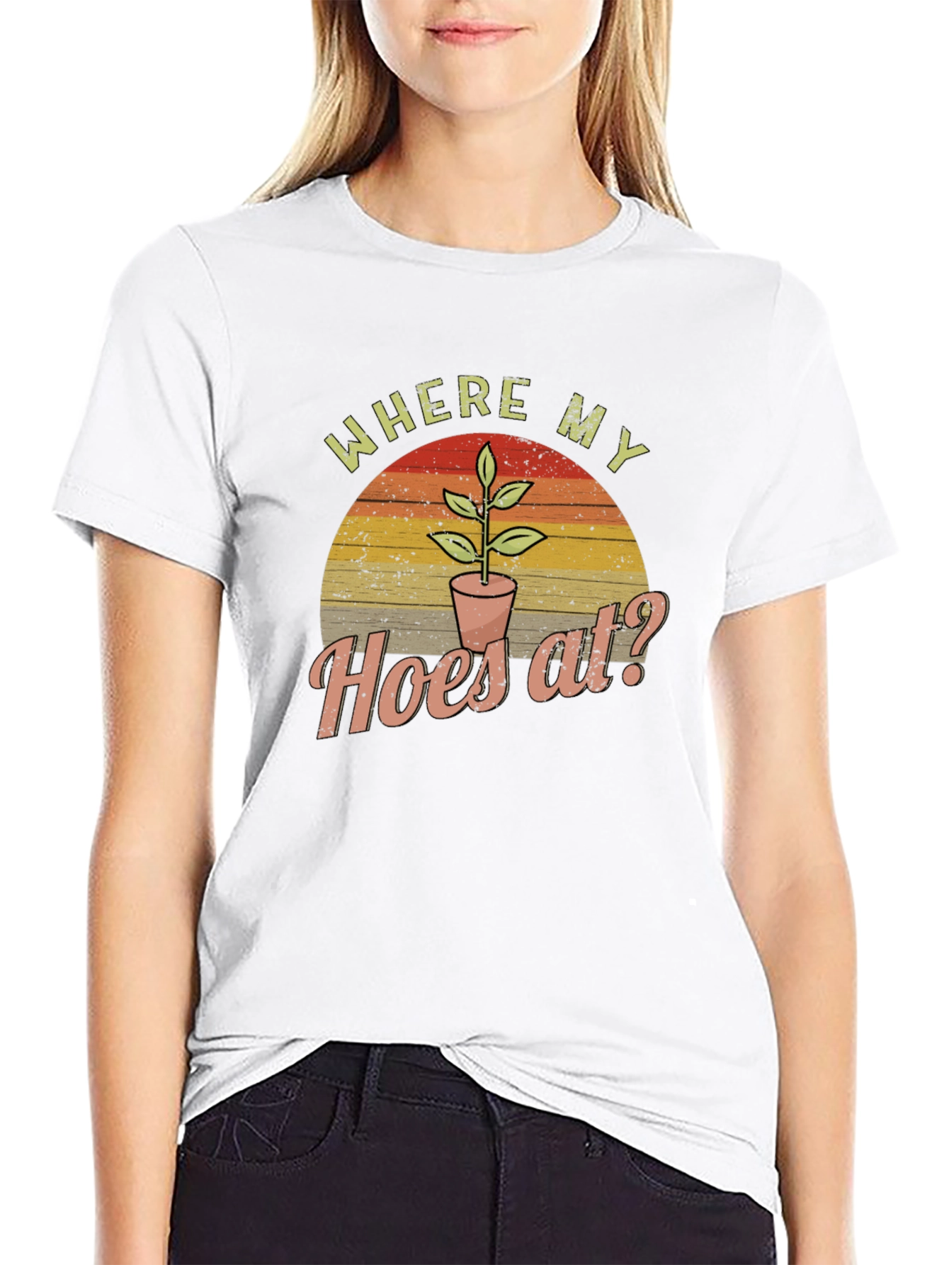 Where My Hoes At T-Shirt