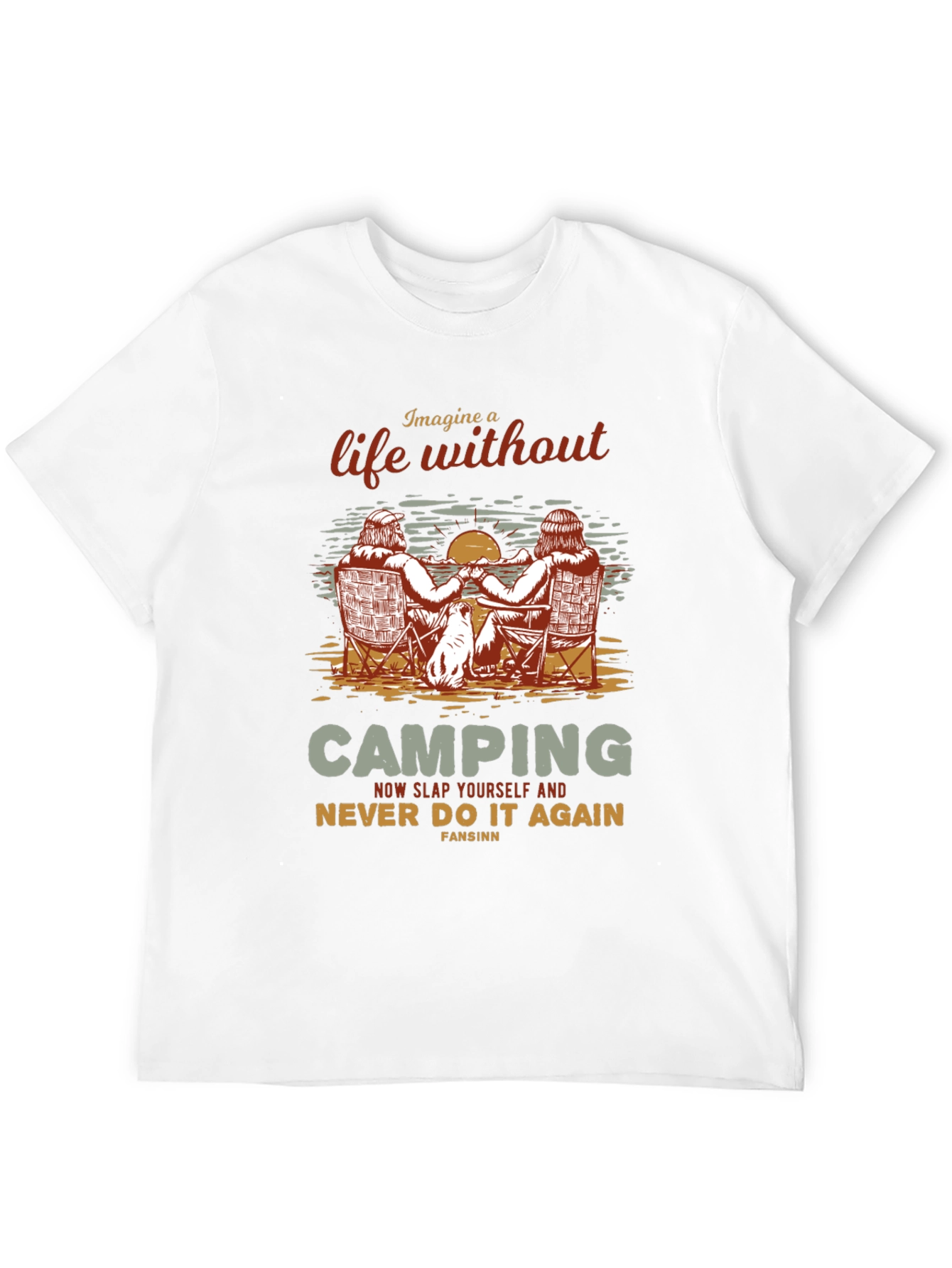 Camping Life Graphic T-Shirt - Outdoors Adventure Tee