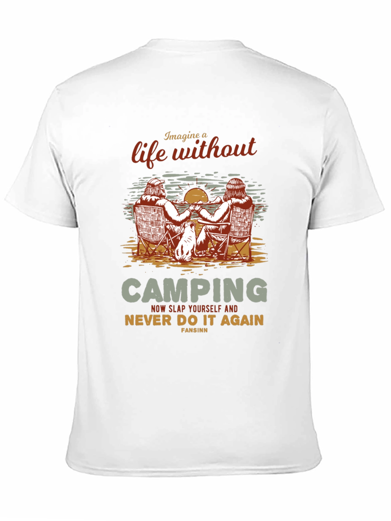 Camping Life Graphic T-Shirt - Outdoors Adventure Tee