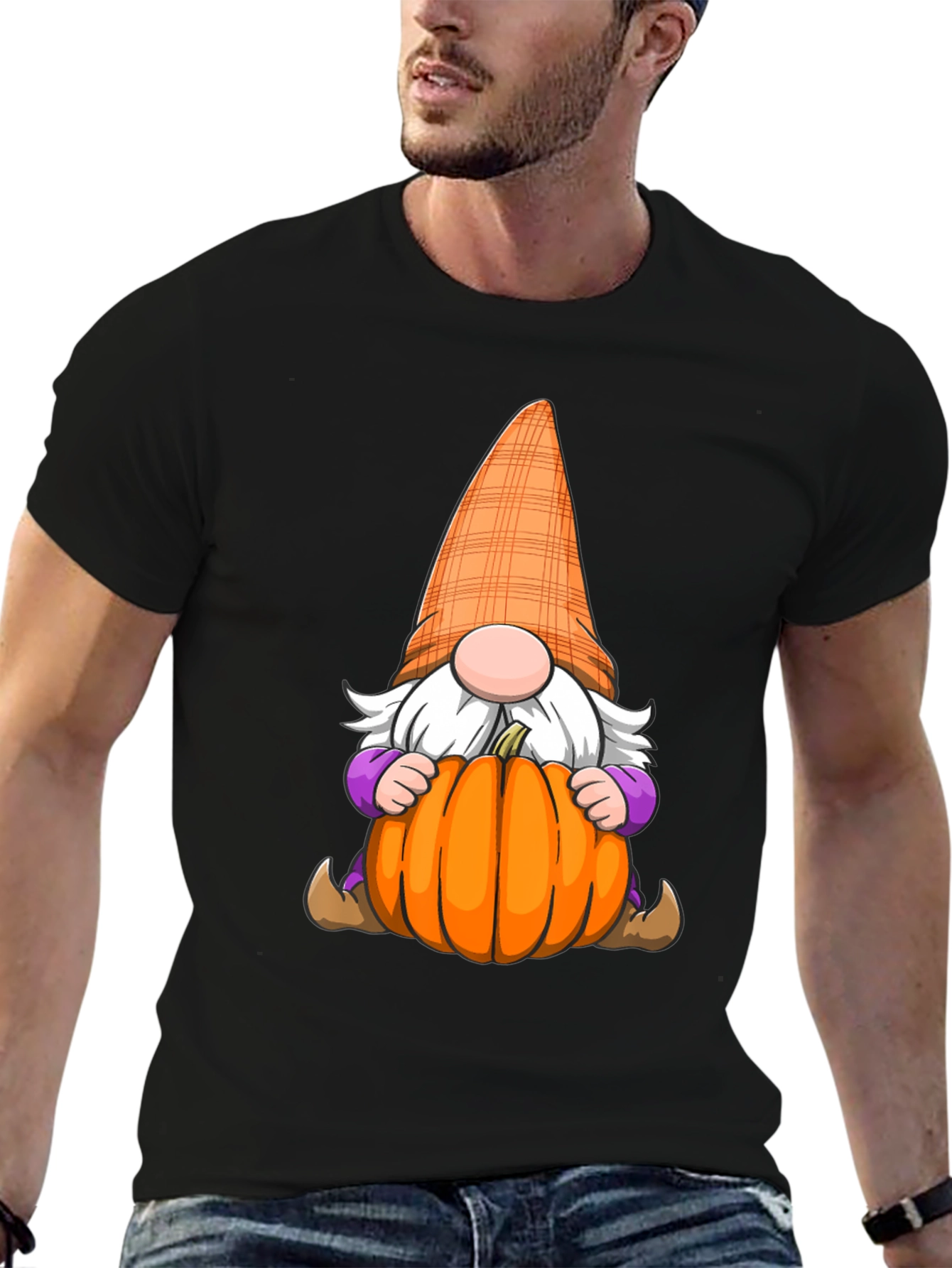 Pumpkin Gnome Graphic Tee