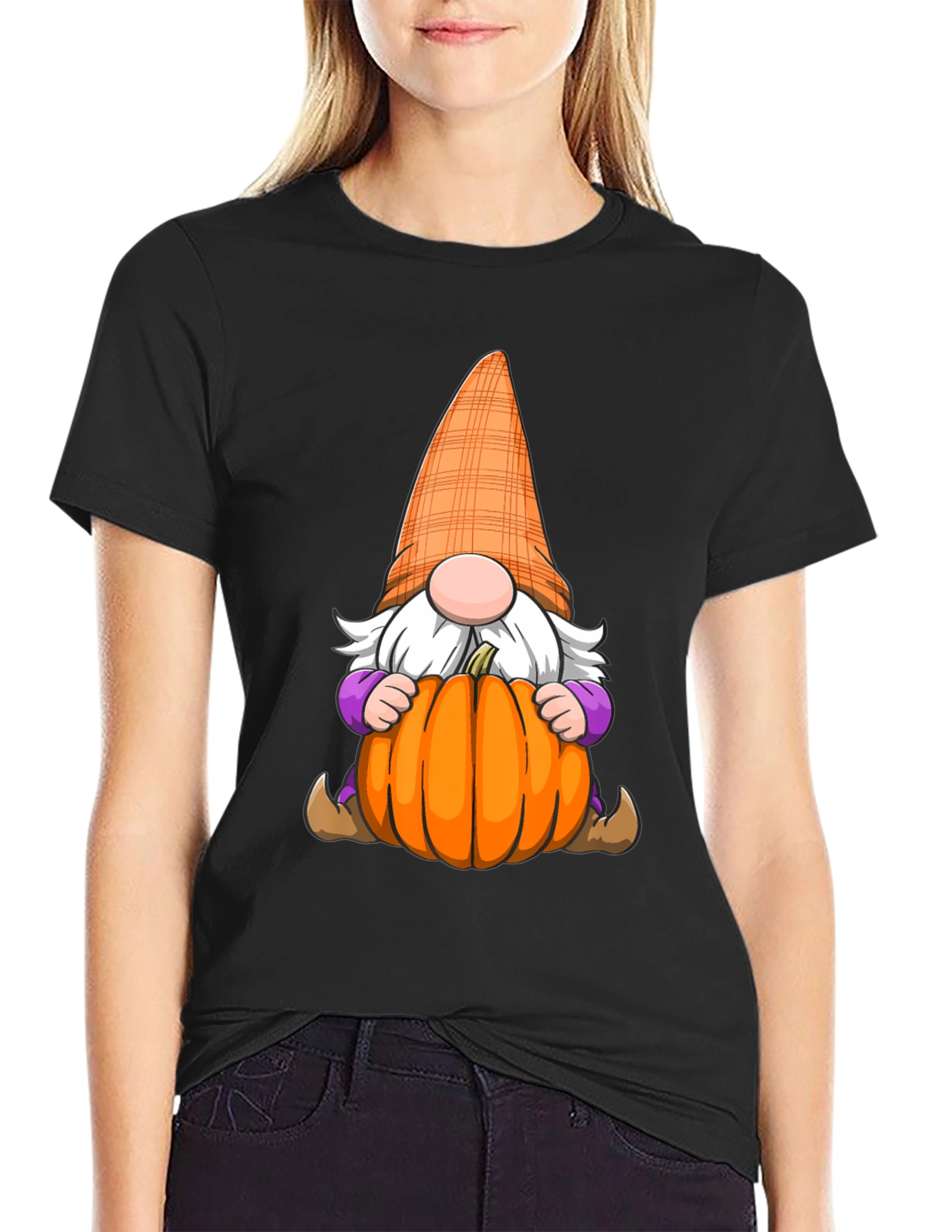 Pumpkin Gnome Graphic Tee