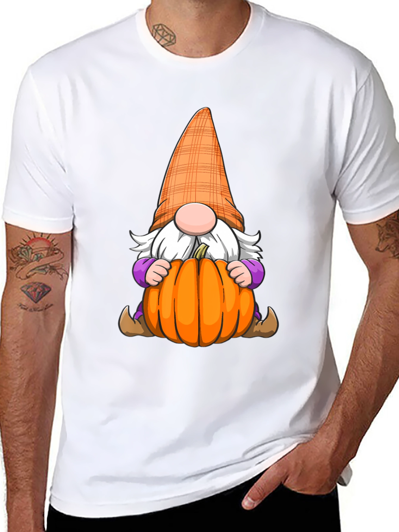 Pumpkin Gnome Graphic Tee