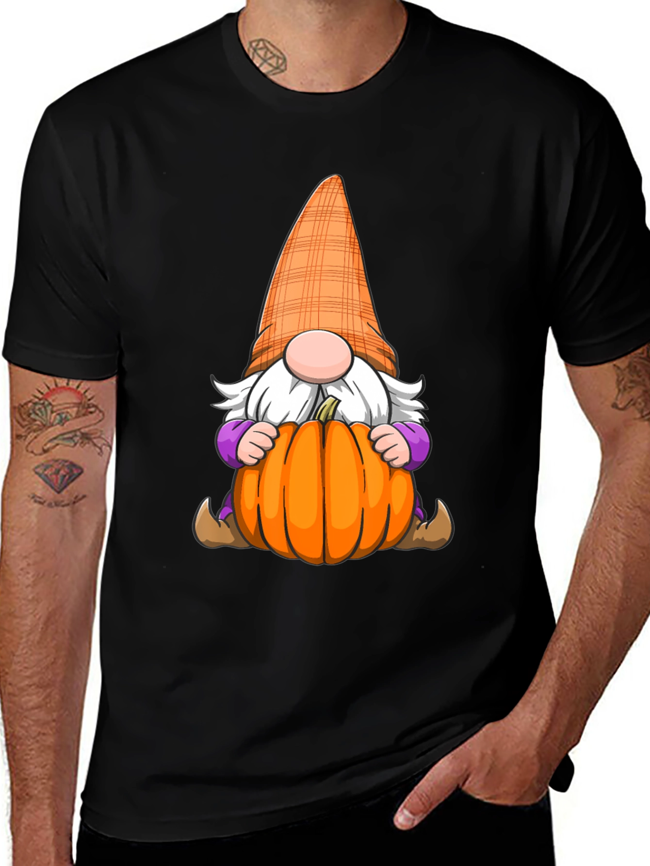 Pumpkin Gnome Graphic Tee