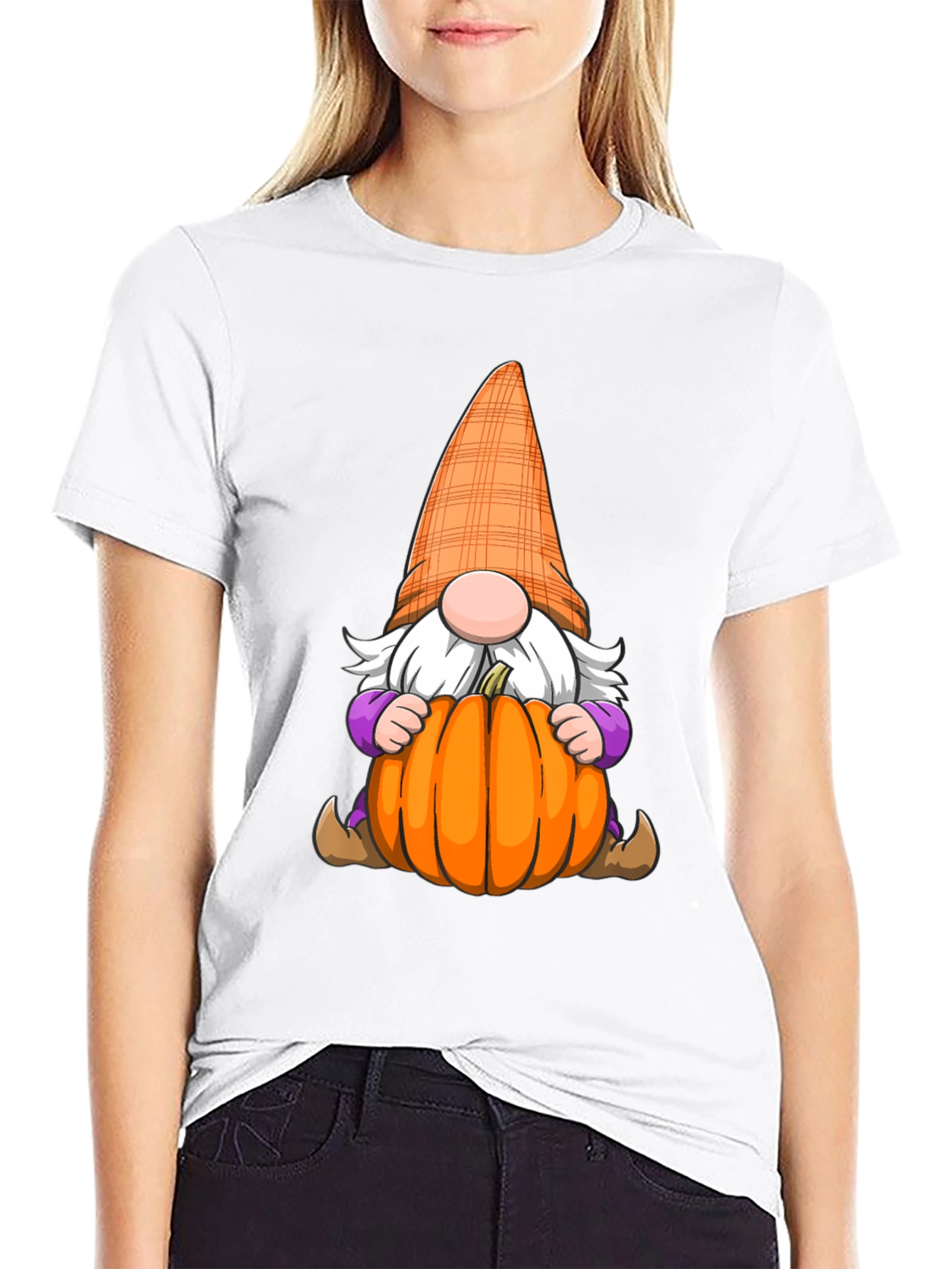 Pumpkin Gnome Graphic Tee