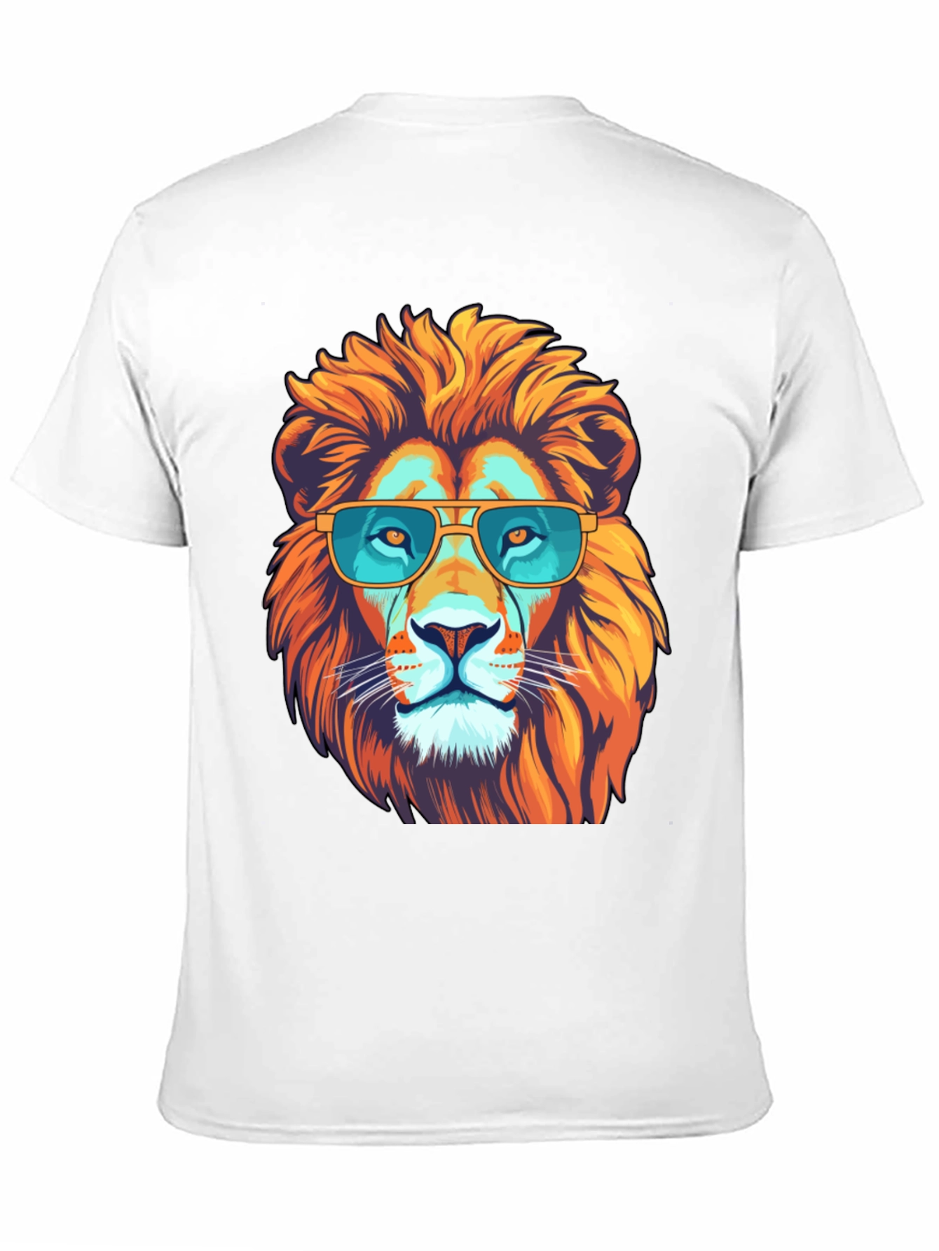 Cool Lion Graphic Tee - Black T-Shirt
