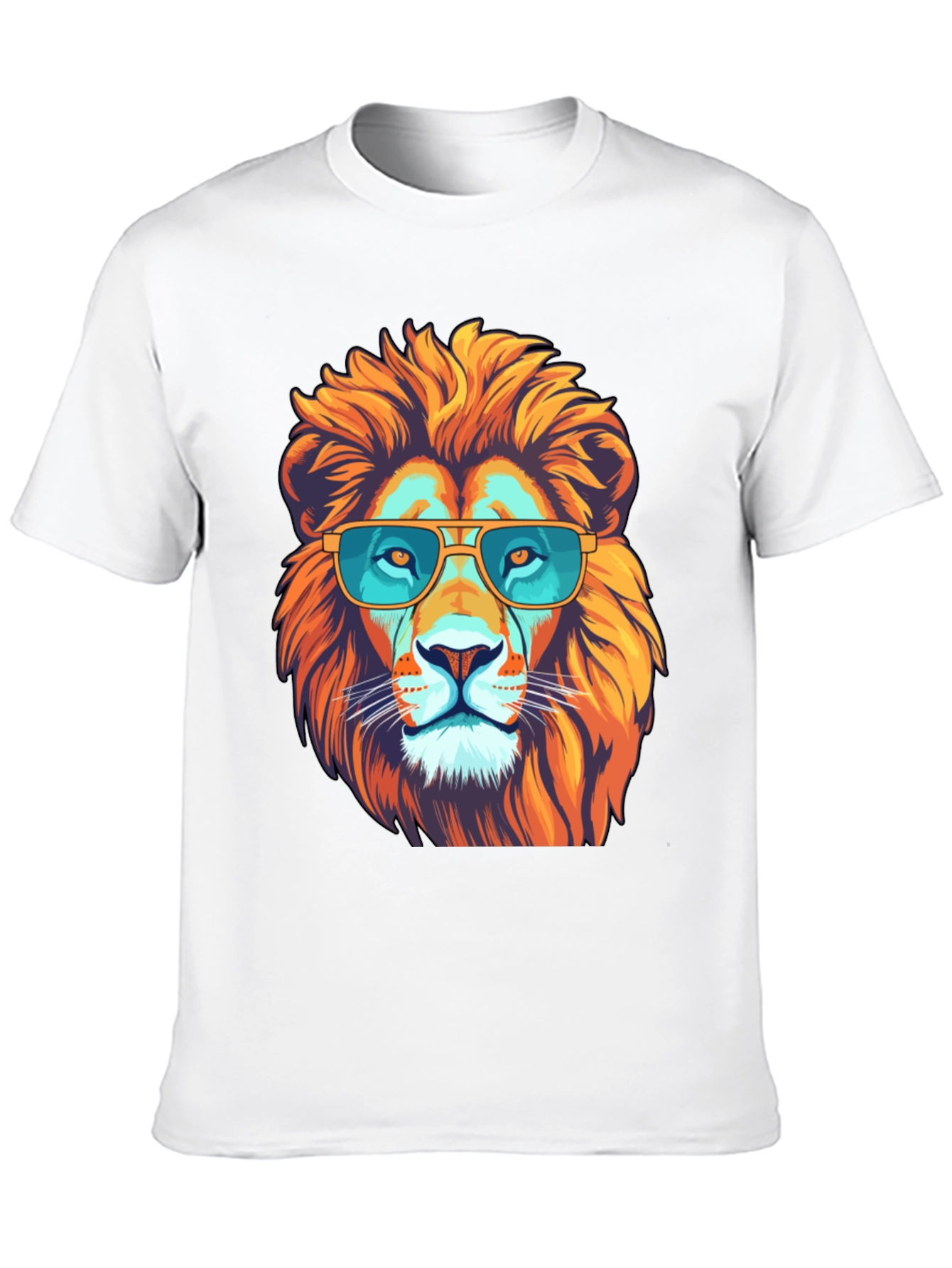 Cool Lion Graphic Tee - Black T-Shirt