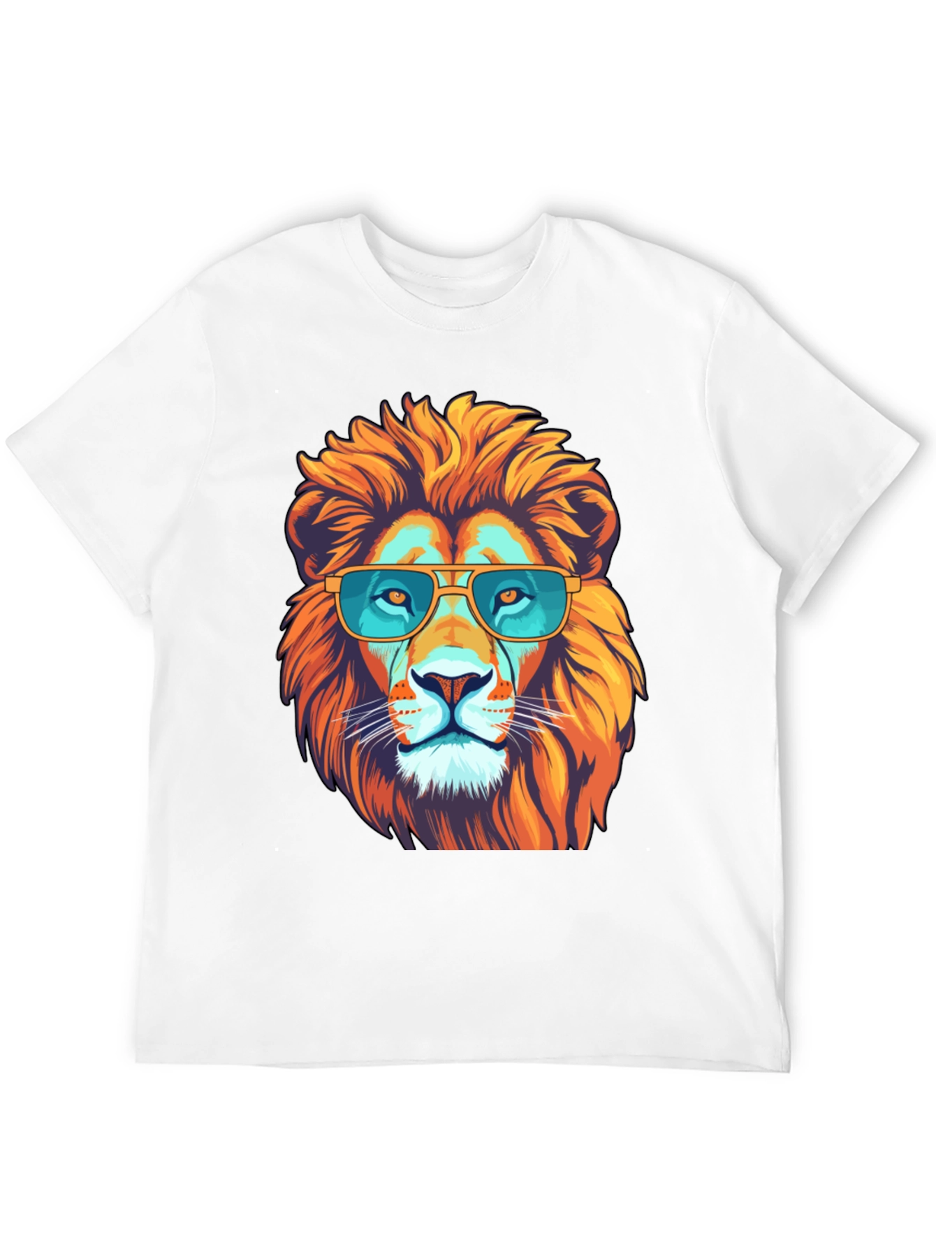 Cool Lion Graphic Tee - Black T-Shirt