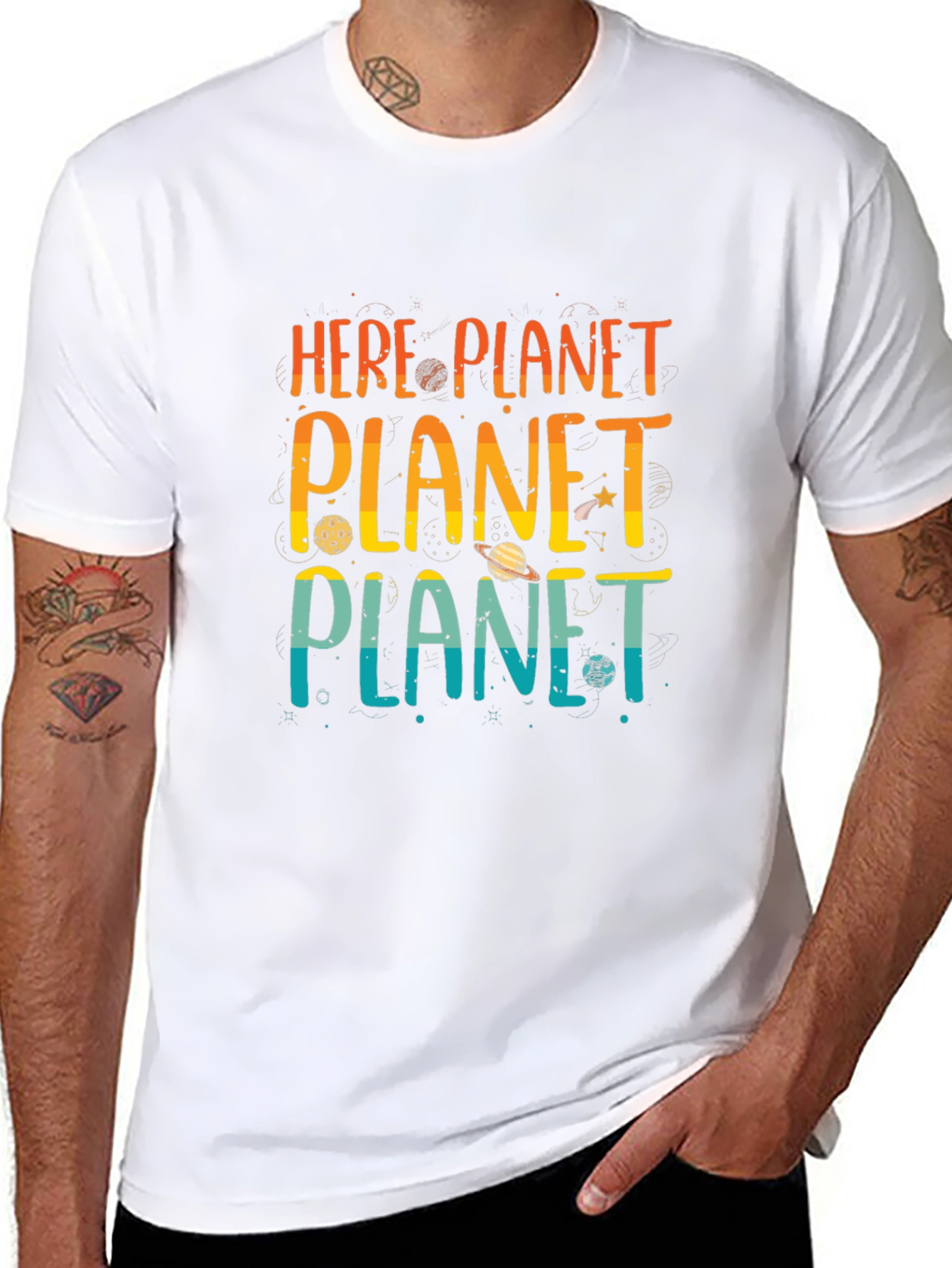 Here Planet Planet Planet T-Shirt