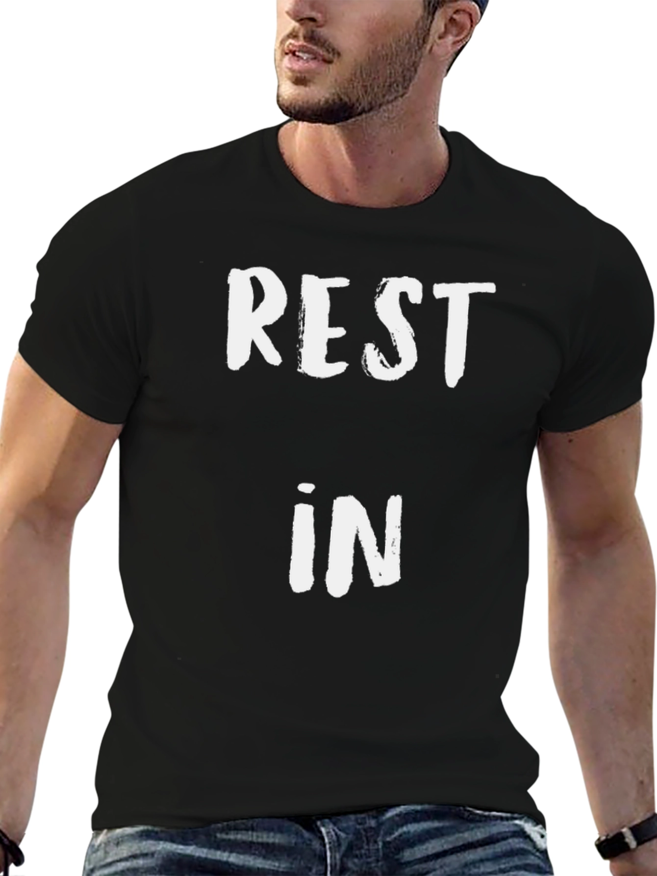 Rest In Peace T-Shirt - Black Graphic Tee