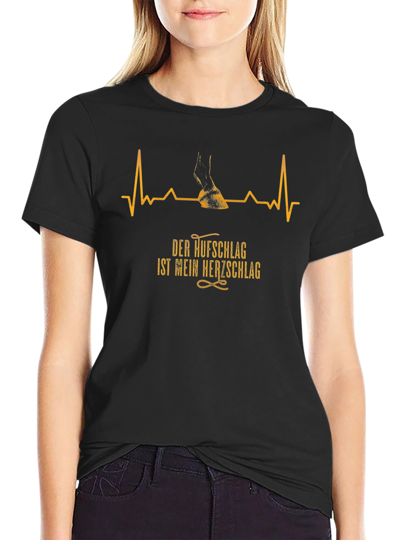 Horse Lovers Heartbeat T-Shirt