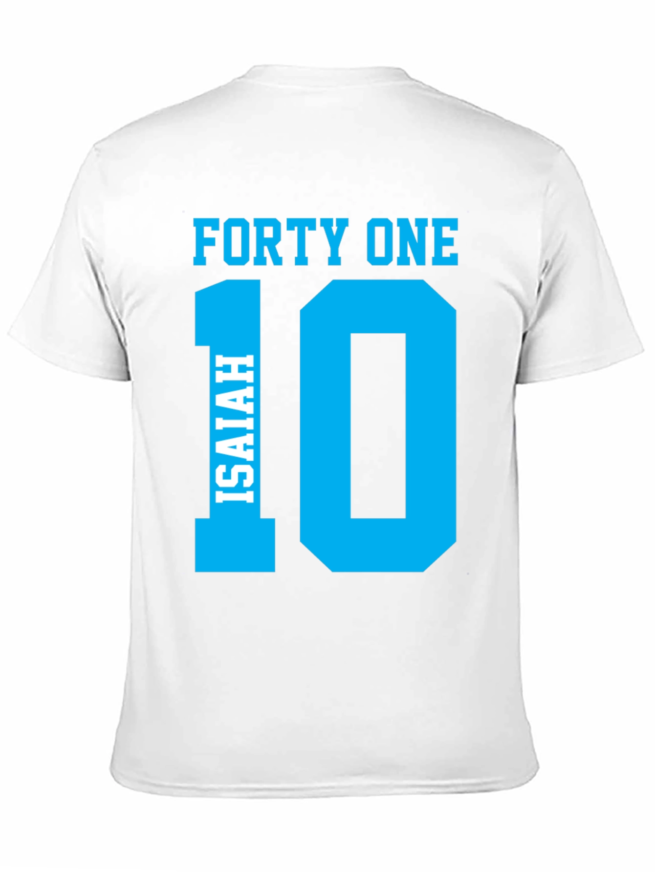Forty One Isaiah 10 Black T-Shirt