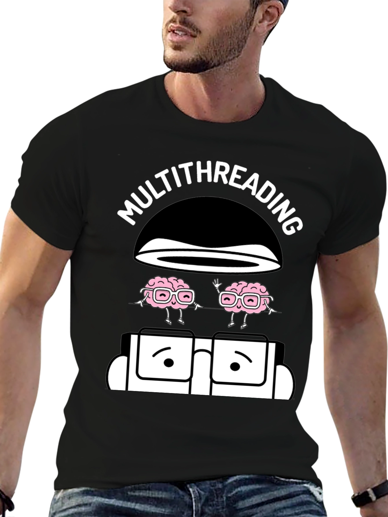 Multithreading Brainy Humor T-Shirt