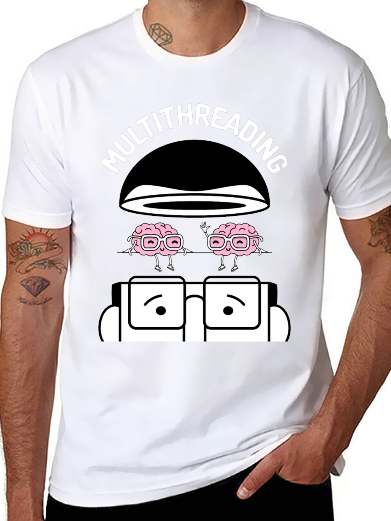Multithreading Brainy Humor T-Shirt