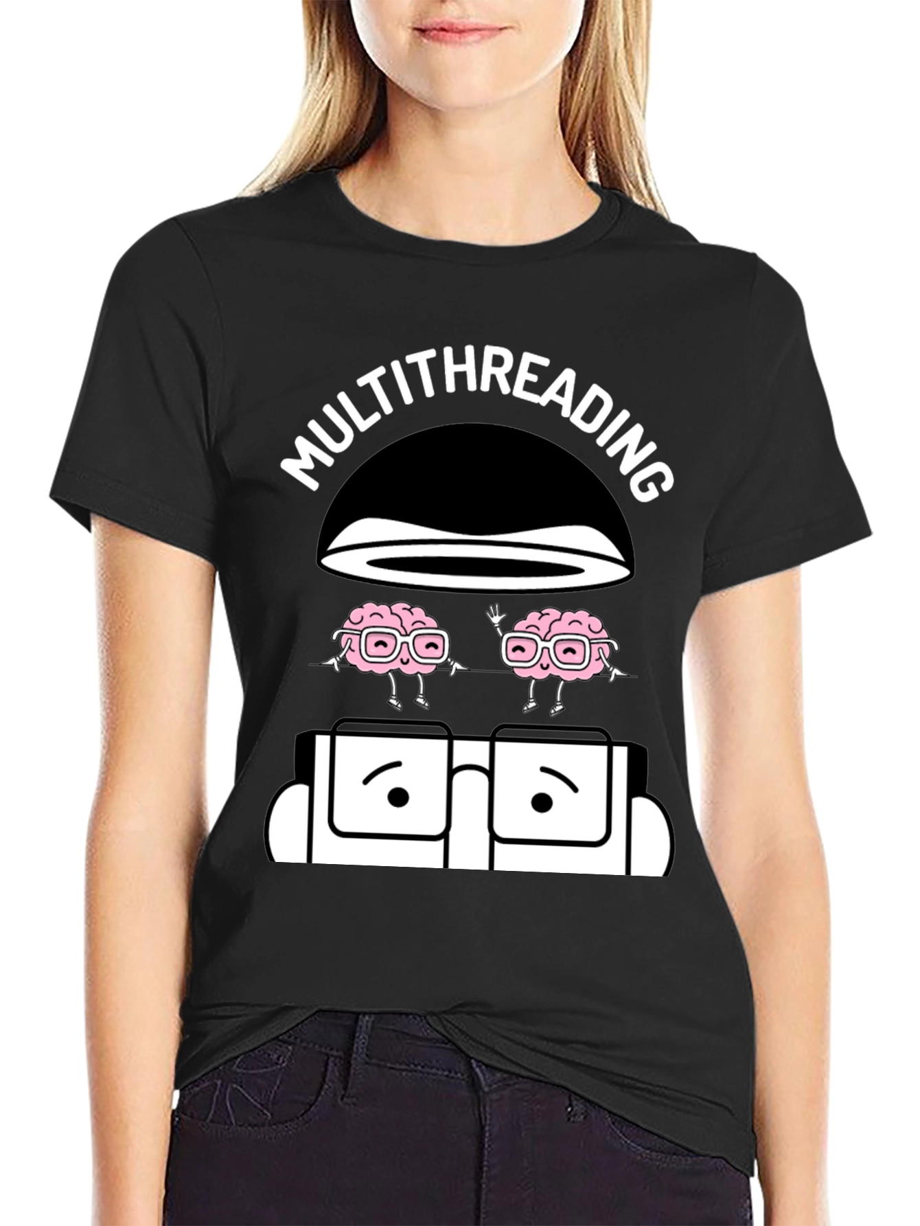 Multithreading Brainy Humor T-Shirt