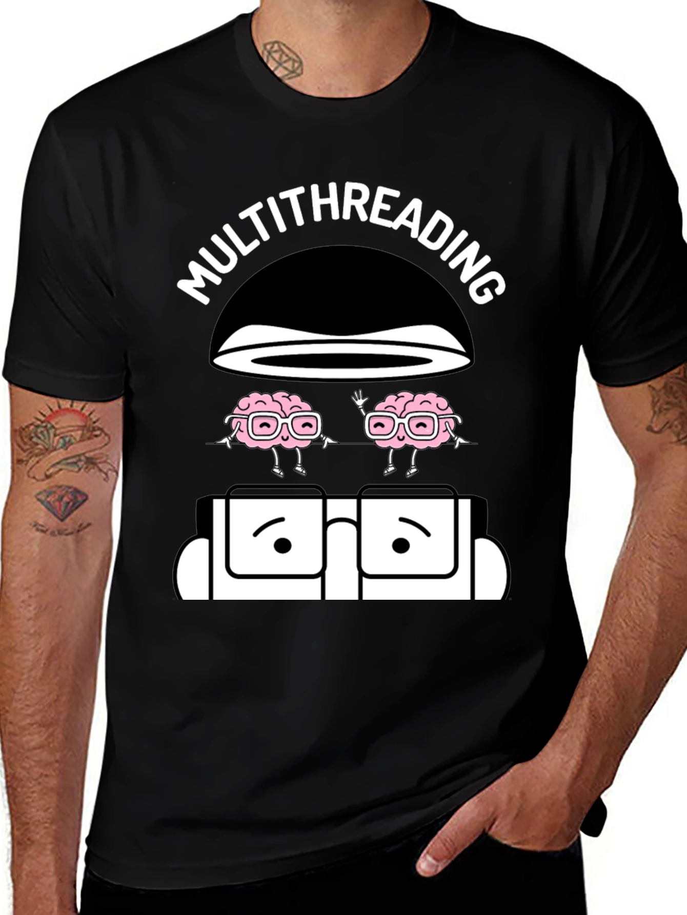 Multithreading Brainy Humor T-Shirt