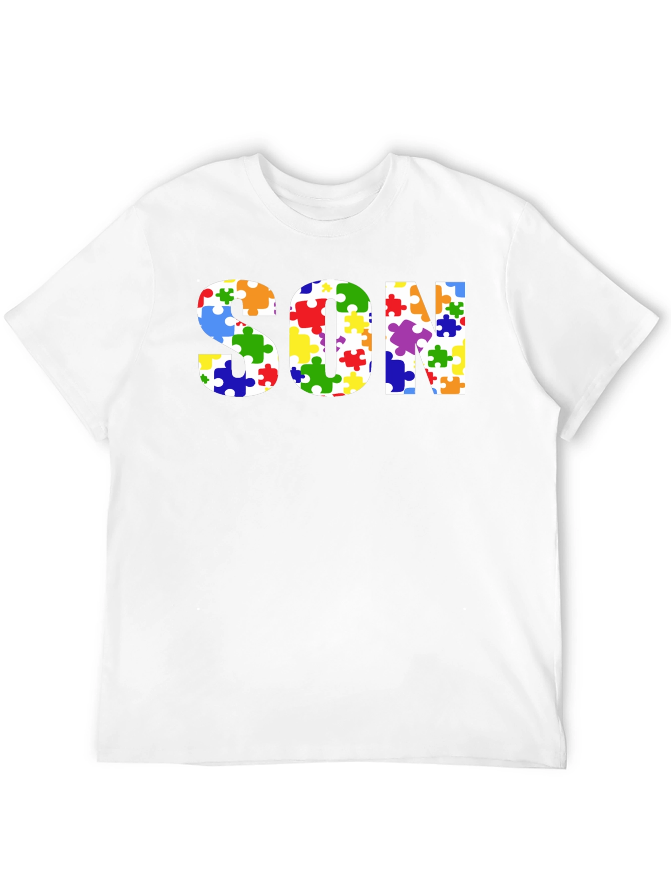 Autism Awareness Son Puzzle Piece T-Shirt