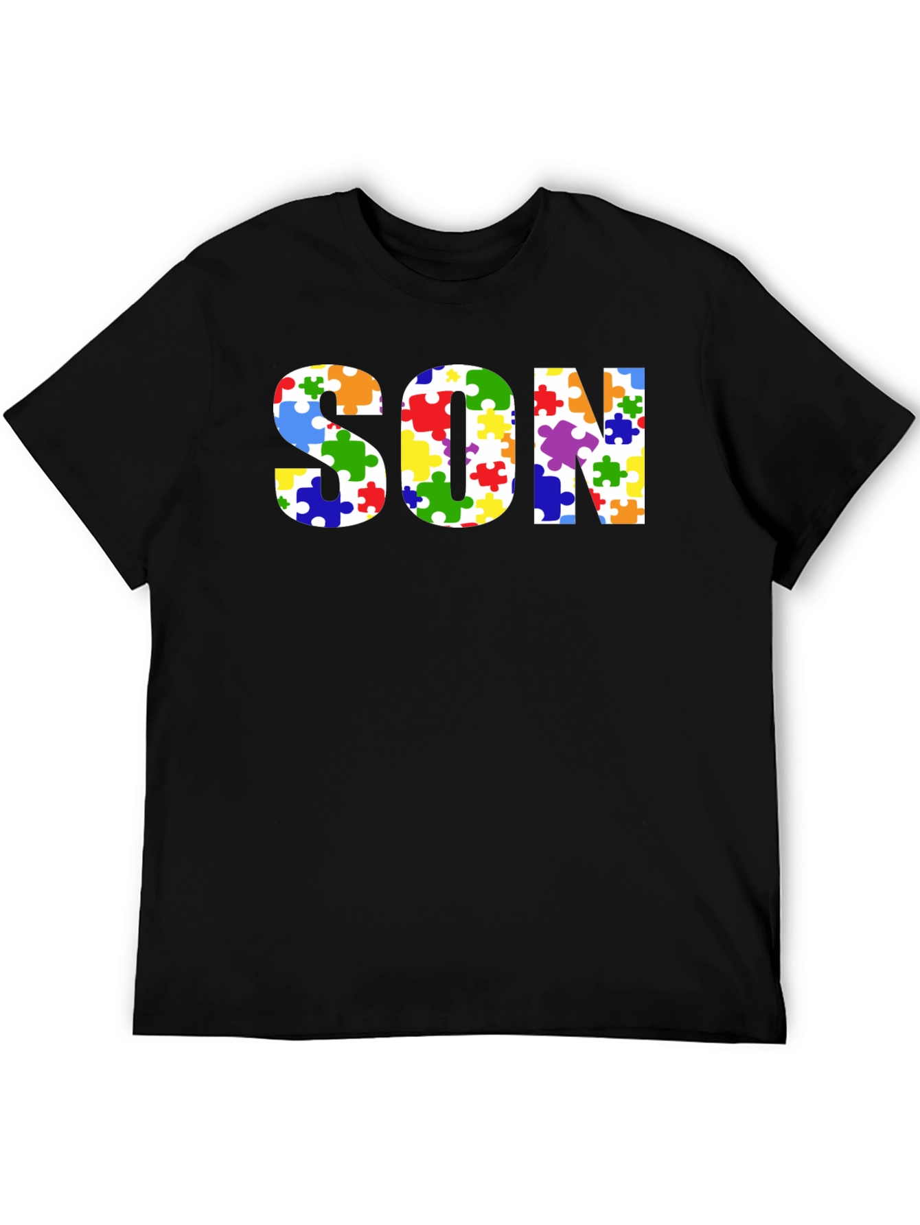 Autism Awareness Son Puzzle Piece T-Shirt