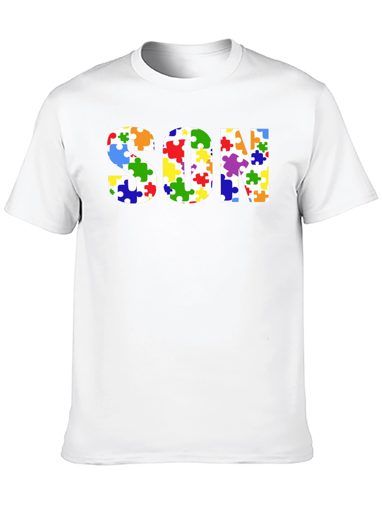Autism Awareness Son Puzzle Piece T-Shirt