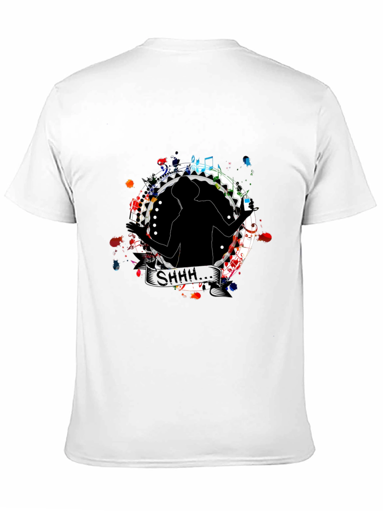 Shhh Silhouette Graphic T-Shirt