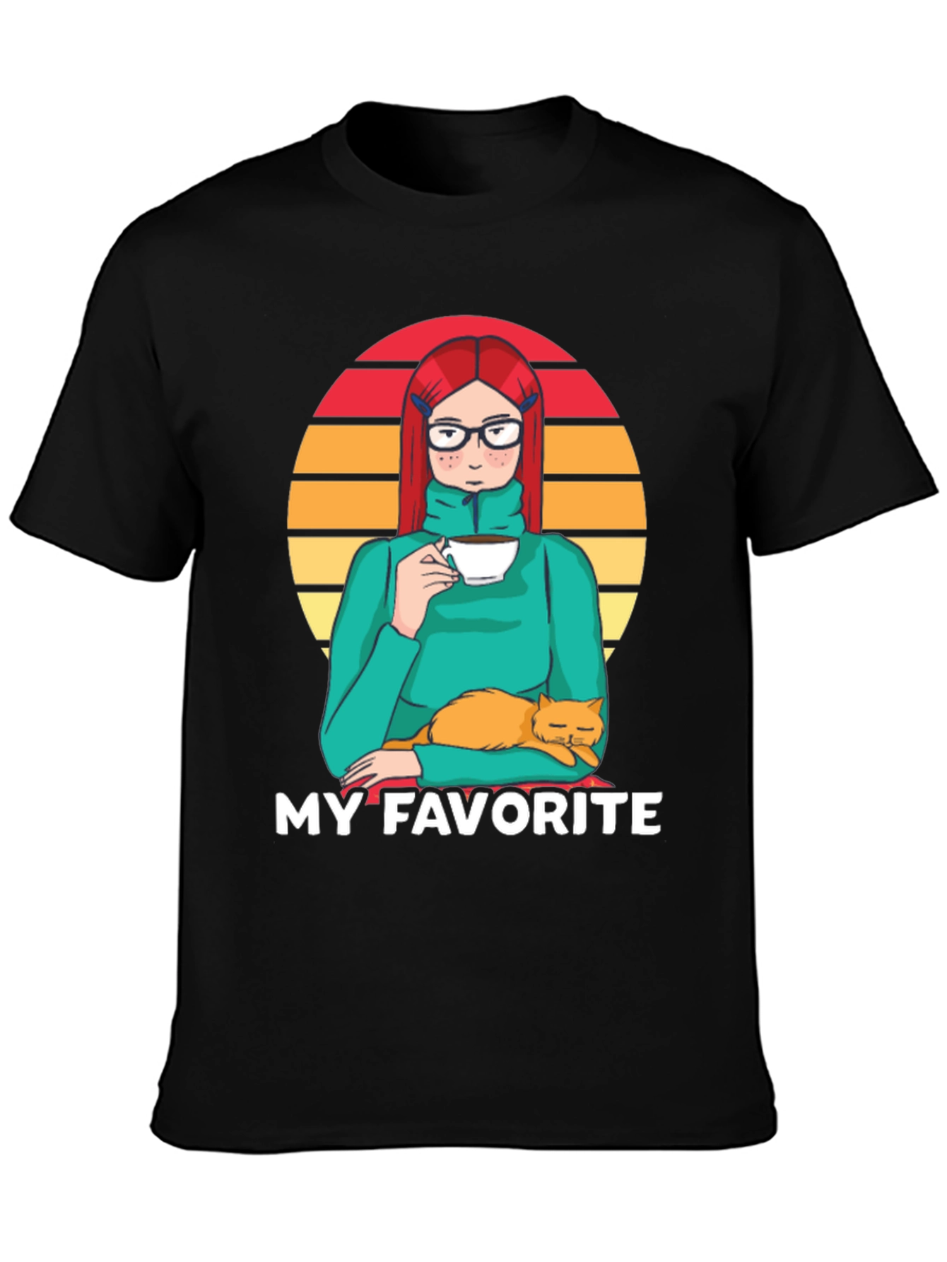 My Favorite Girl & Cat T-Shirt