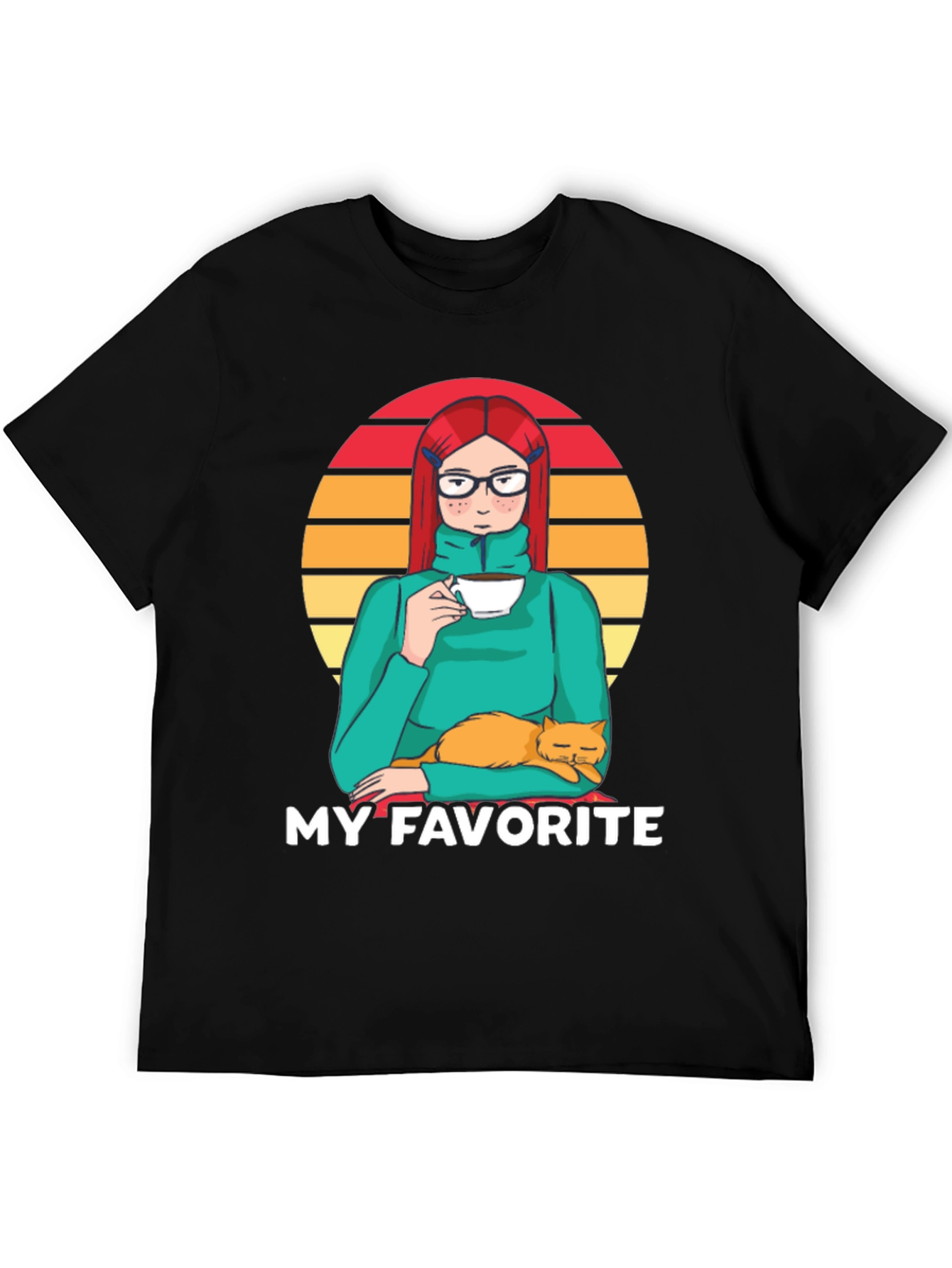 My Favorite Girl & Cat T-Shirt