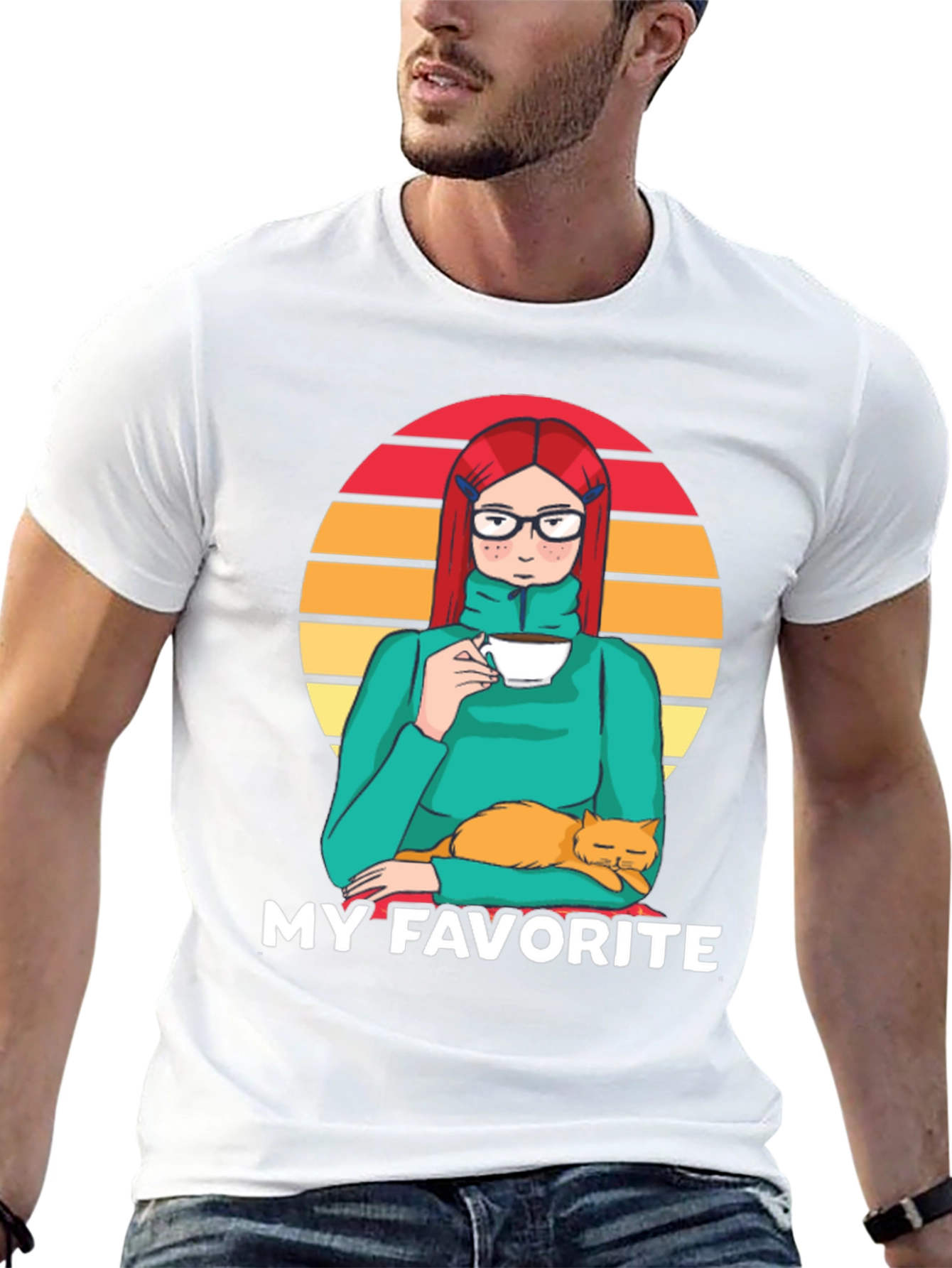 My Favorite Girl & Cat T-Shirt