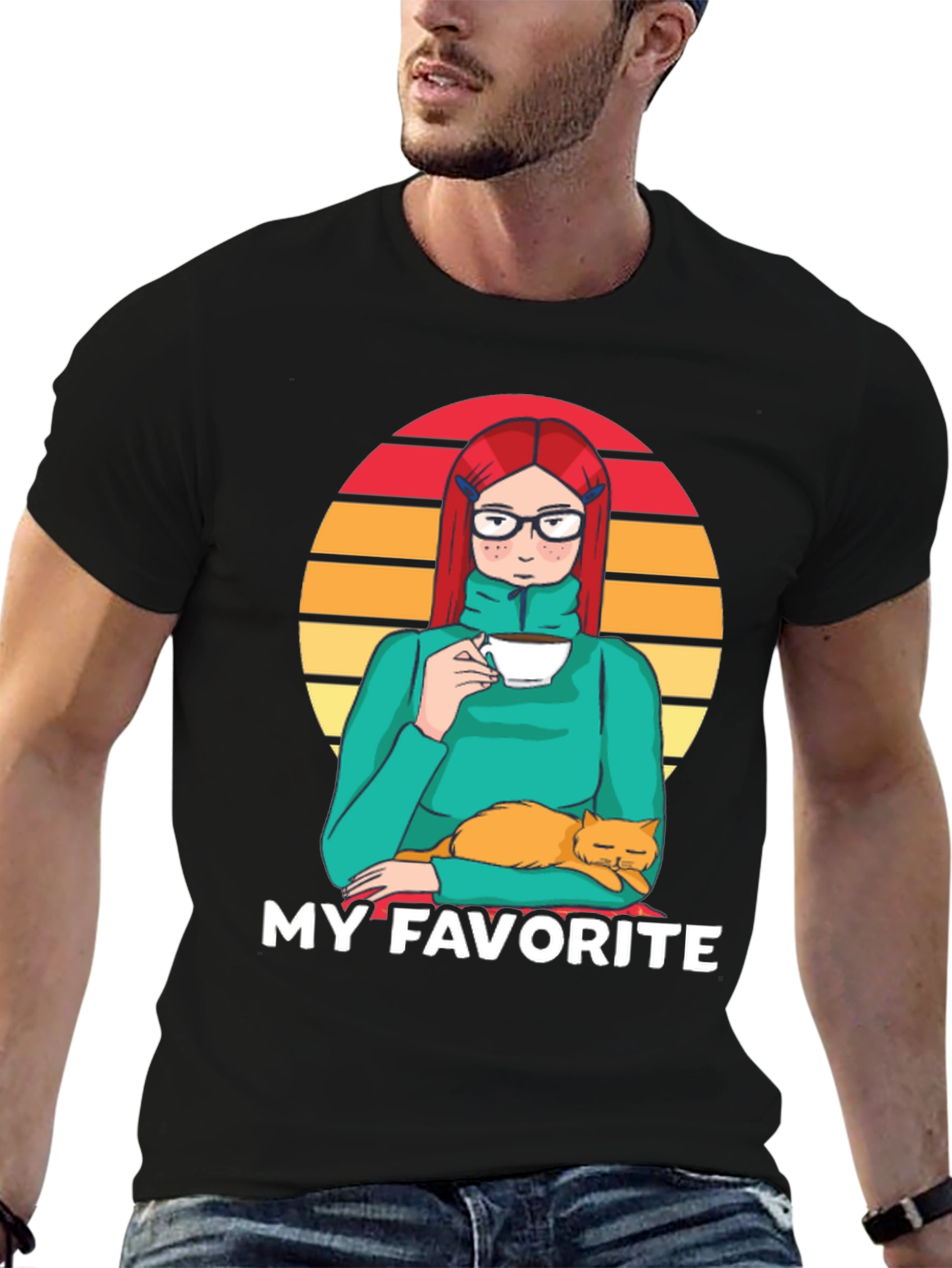 My Favorite Girl & Cat T-Shirt
