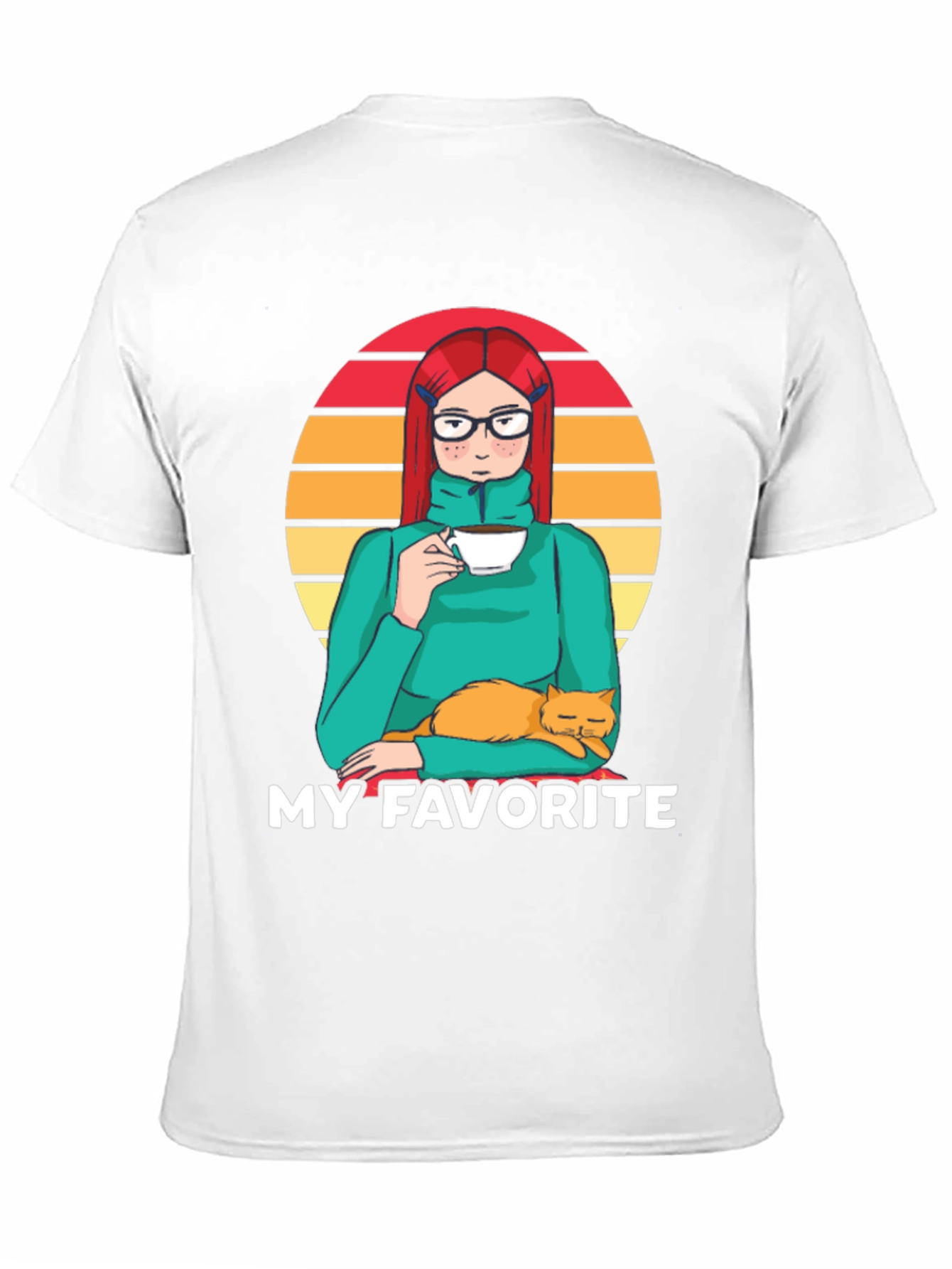 My Favorite Girl & Cat T-Shirt