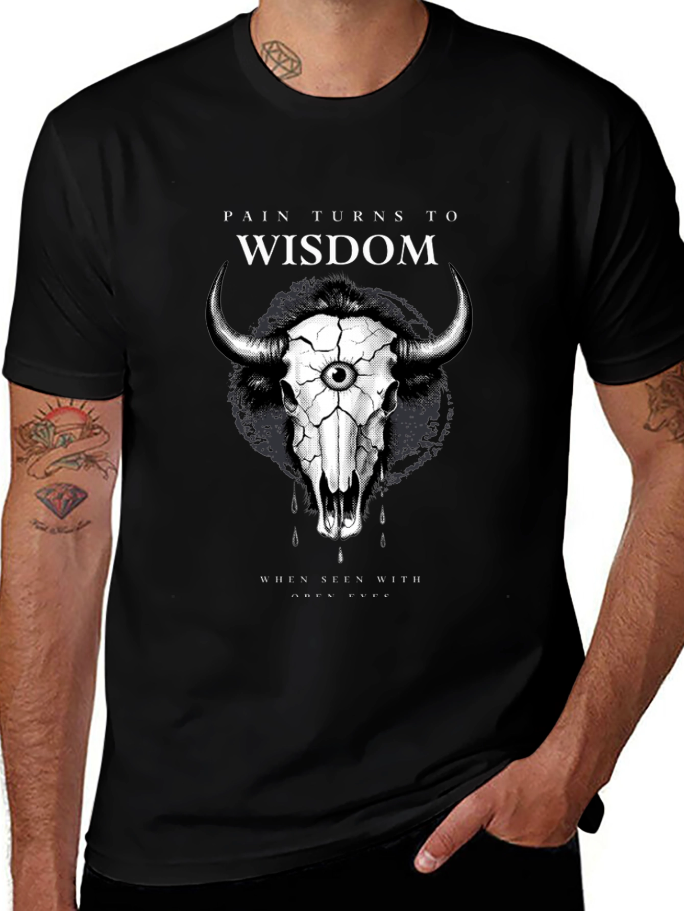 Pain Turns To Wisdom Graphic Tee