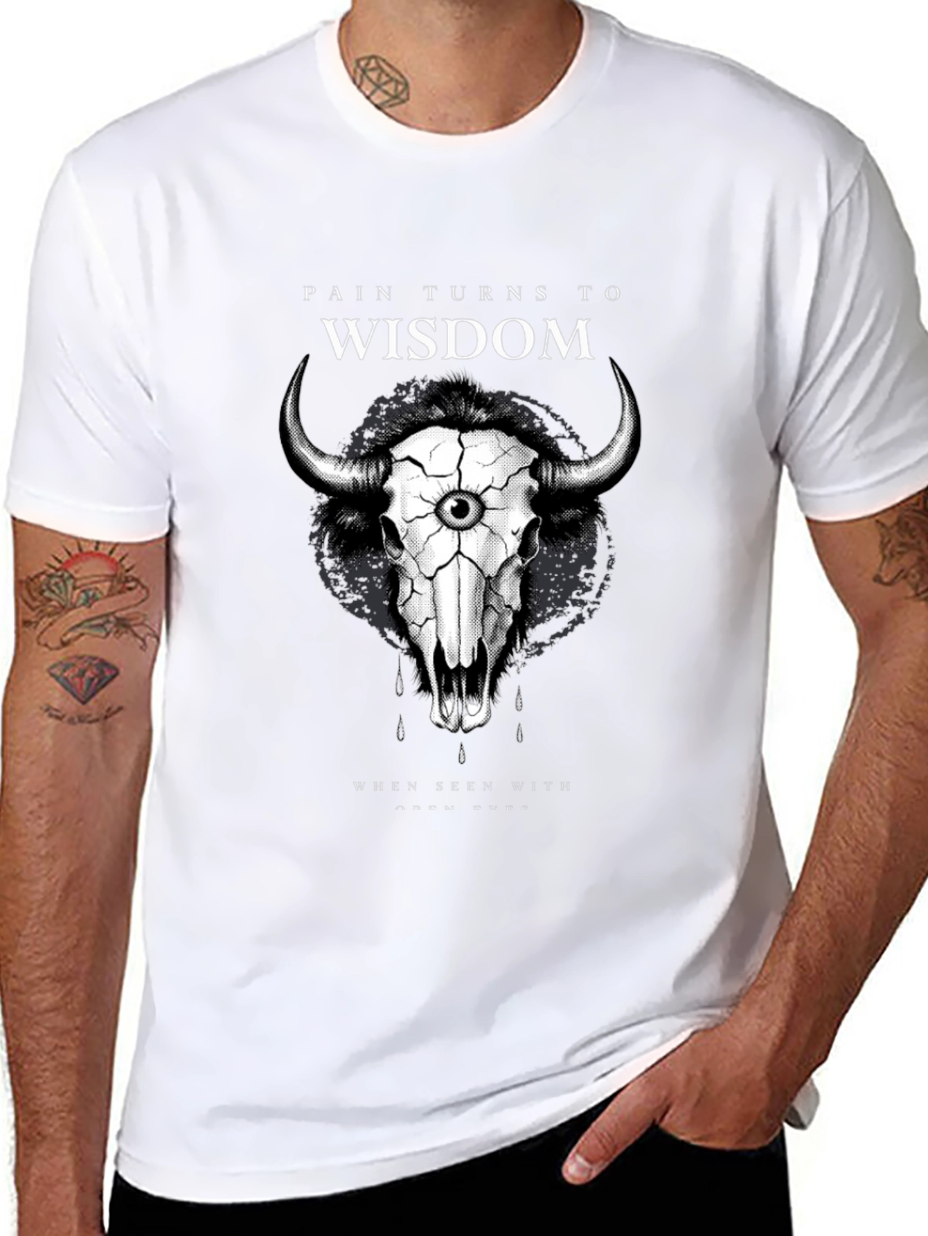 Pain Turns To Wisdom Graphic Tee