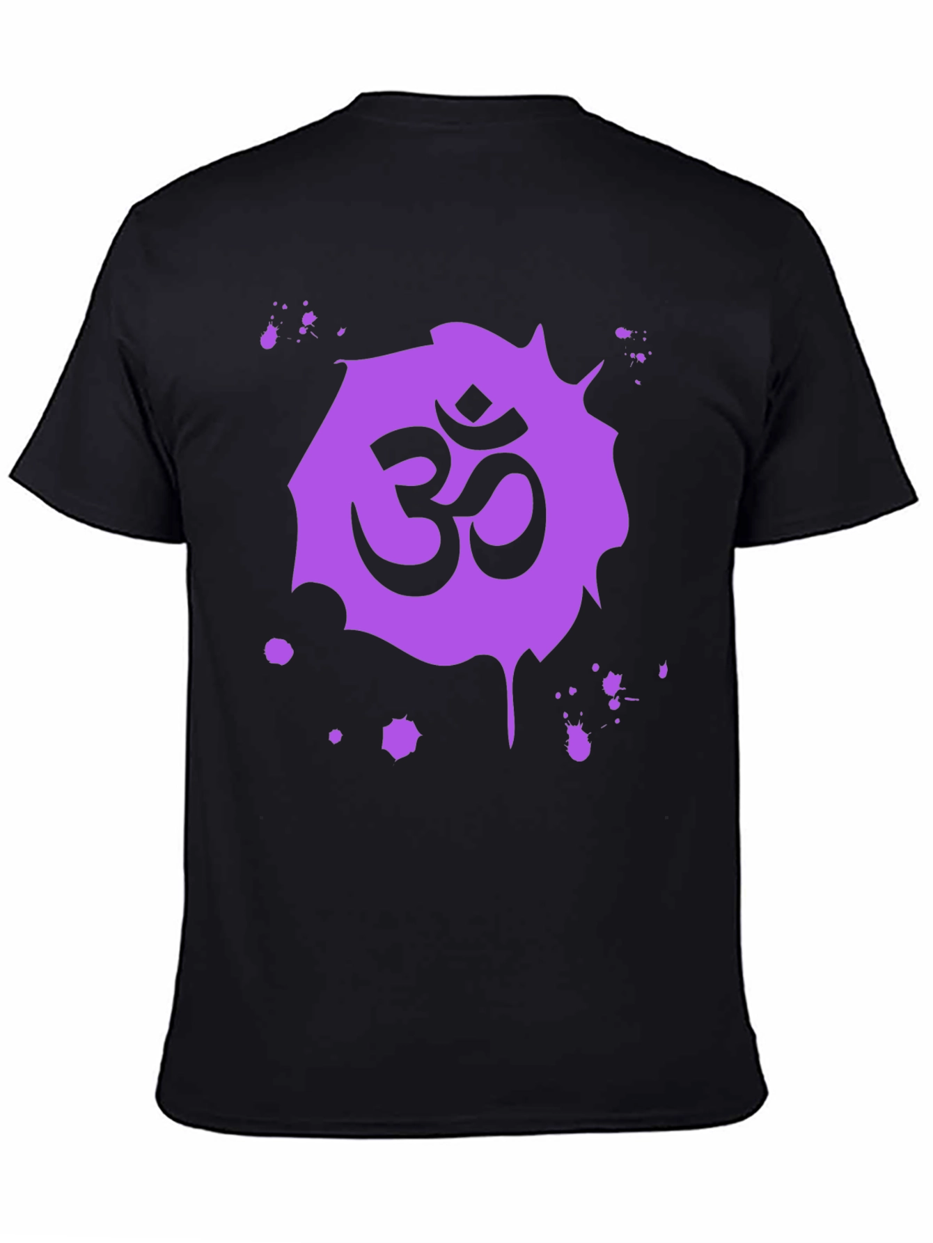 Om Symbol Black T-Shirt - Spiritual Design