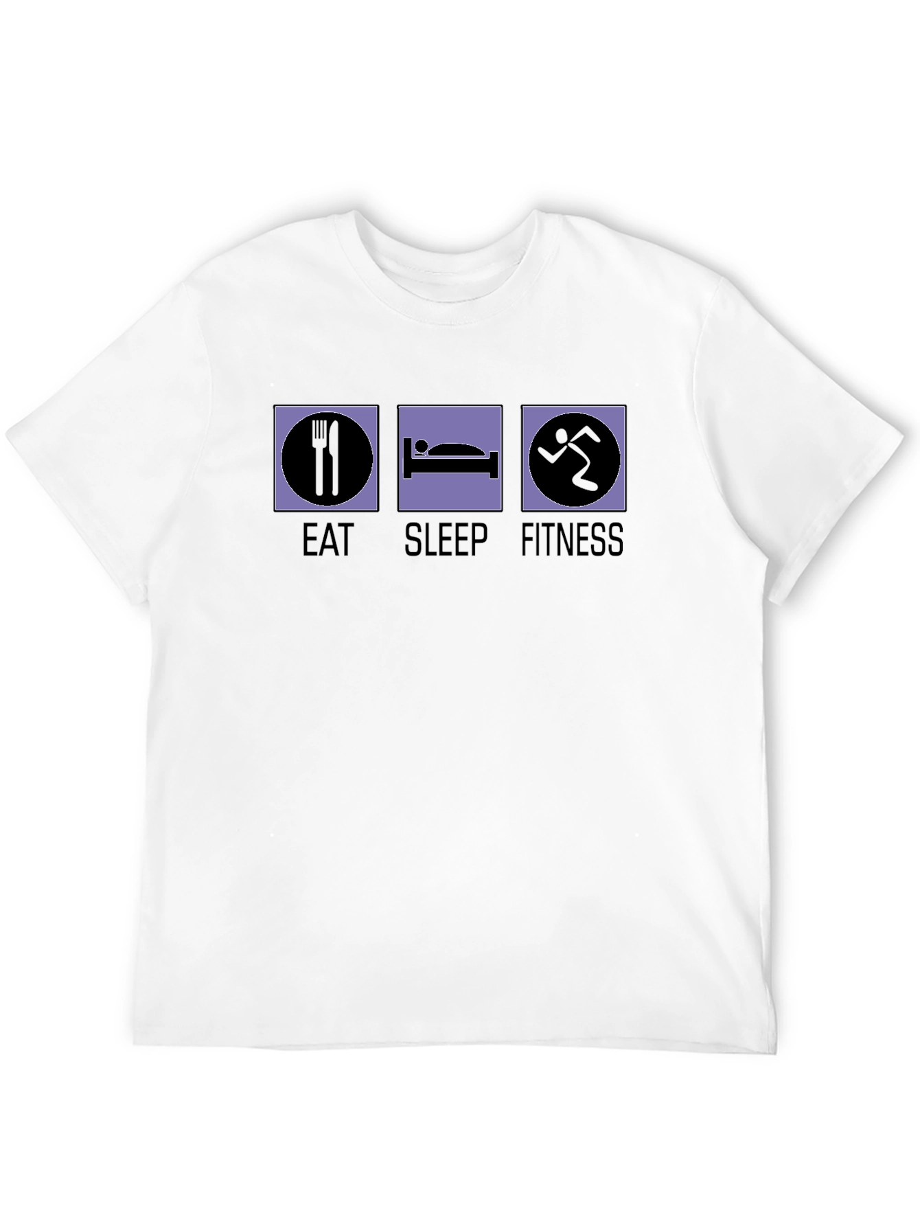 Eat Sleep Fitness Graphic T-Shirt