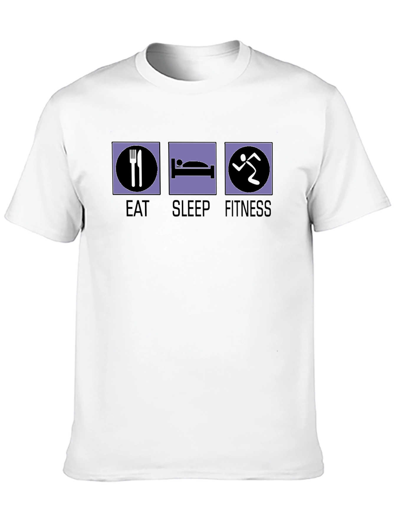 Eat Sleep Fitness Graphic T-Shirt